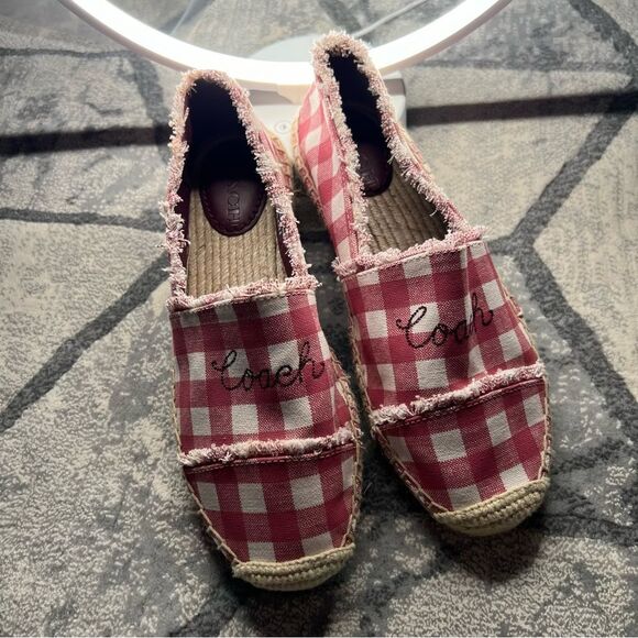 Coach check espadrilles🆕 - Picture 2 of 5
